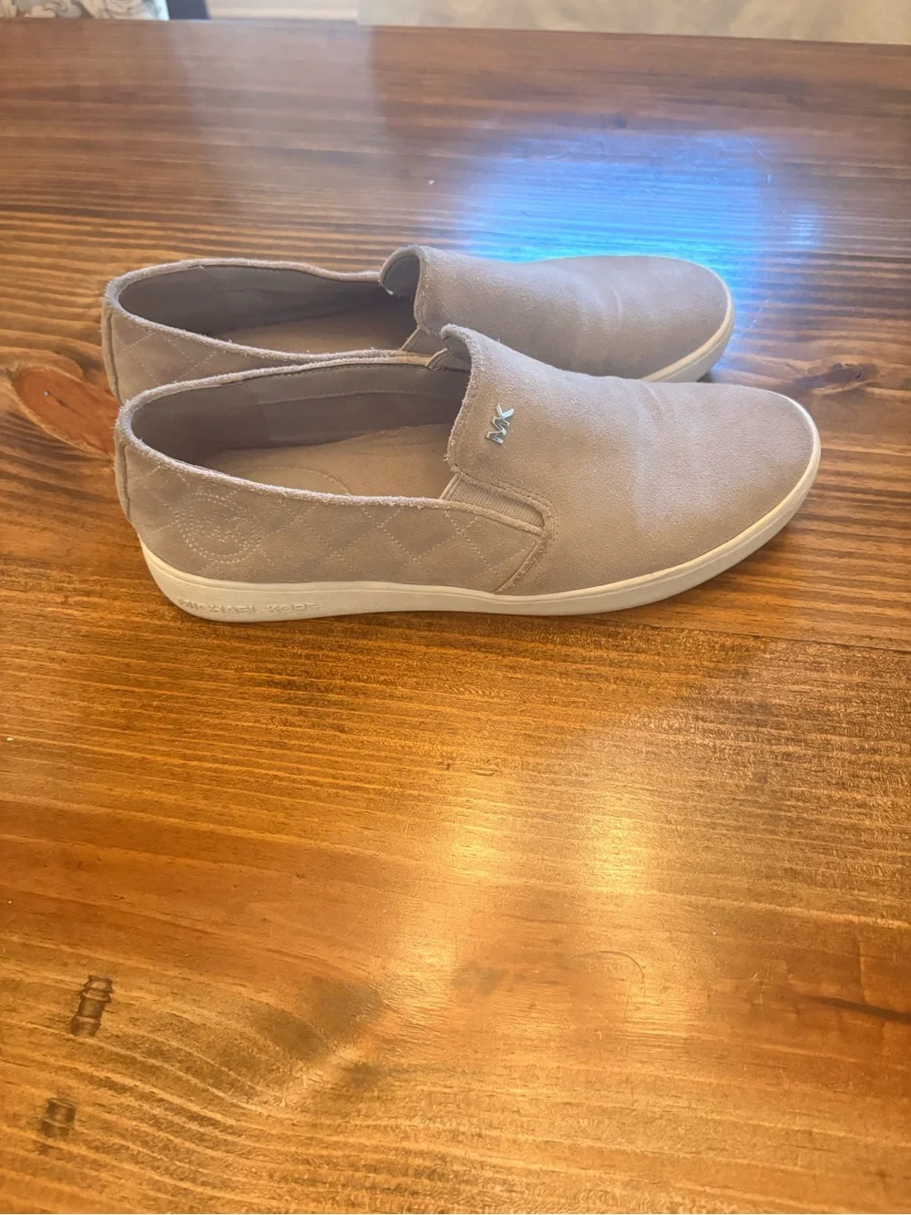 Michael Kors gray Slip-On Women's Loafers